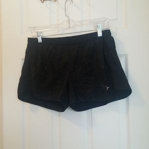 Black workout shorts